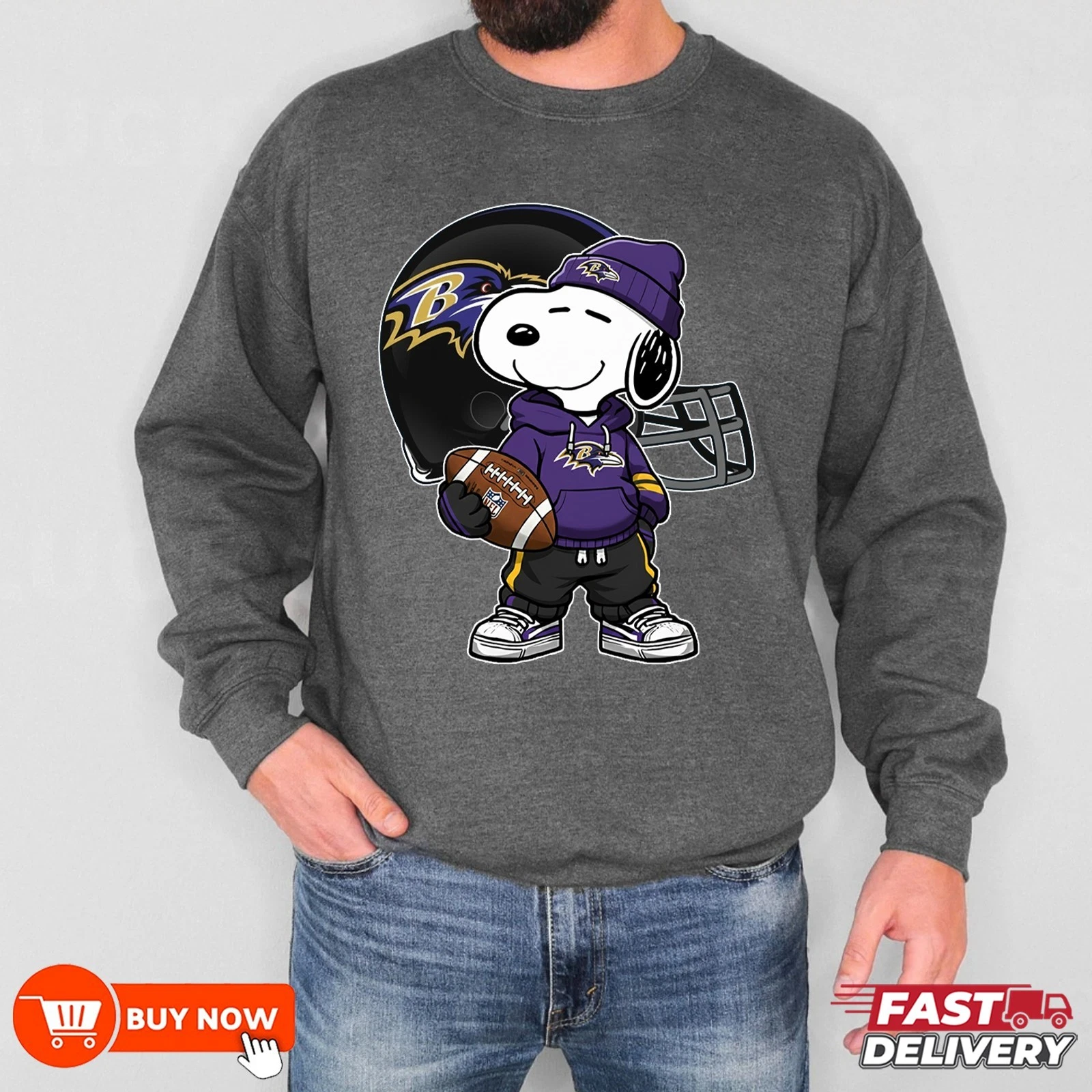 Baltimore Ravens Football Sweatshirt