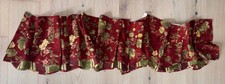 (2) Valances Waverly Chianti Red Fairfield Fl...