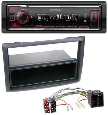 Kenwood MP3 Bluetooth USB DAB Autoradio für Renault Megane Scenic ab 07 schwarz