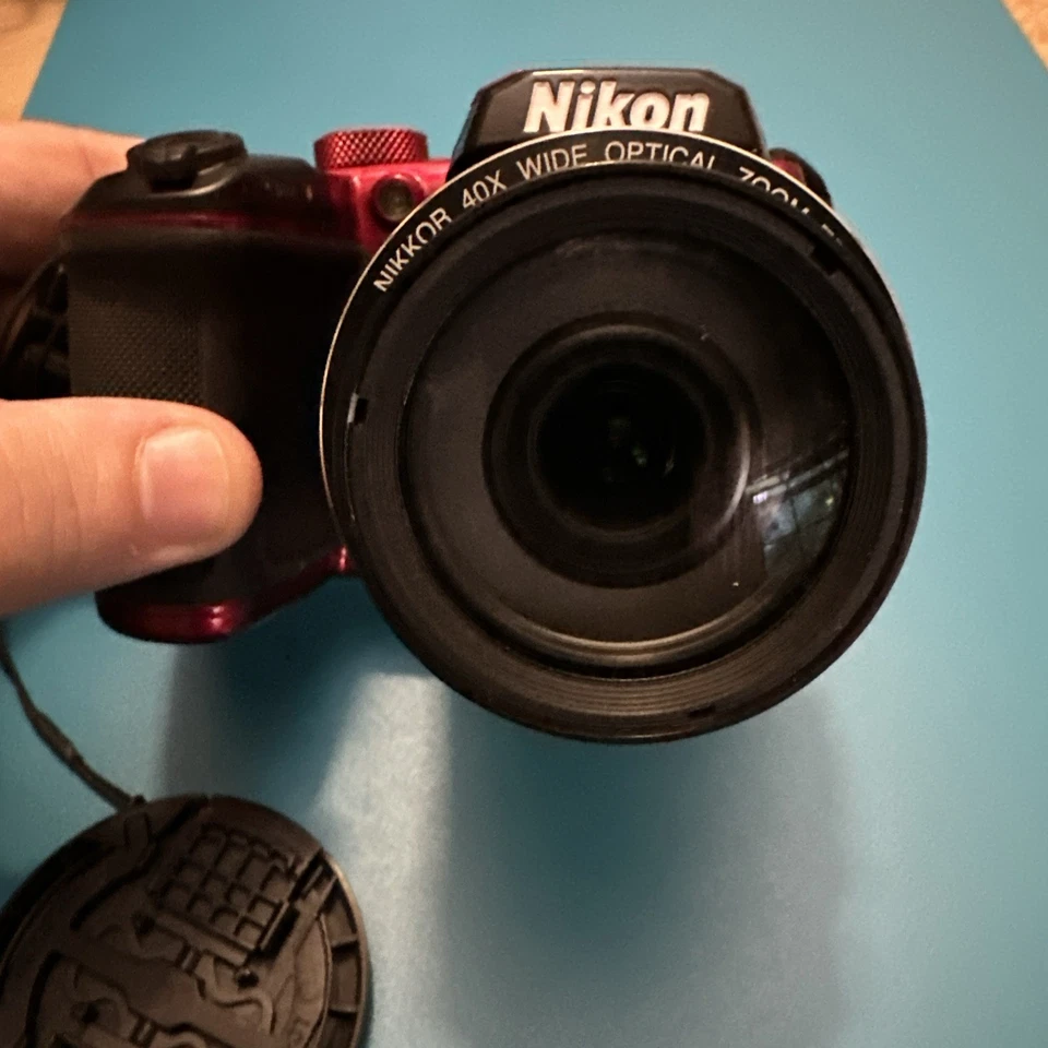 Nikon Coolpix B500 Red Digital Camera 40x Zoom 16 MP Wi-fi Tested Works  - Image 4 of 4