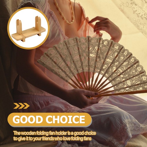 Soporte de ventilador de 2 piezas con soporte plegable para ventiladores japoneses - Imagen 6 de 12