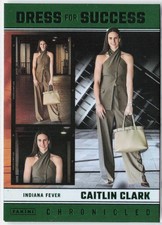2025 Panini Caitlin Clark Chronicled #61 Caitlin Clark Green Holo