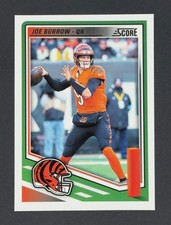 2025 Panini Score Football NFL Base Cards #284 Joe Burrow Bengals