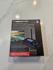 Monster MBA9-1011-BLK Bluetooth Wireless Audio Adapter Transmitter/Receiver