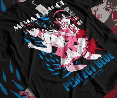 ANIME MIMA KIRIGOE BLACK T SHIRT UNISEX STYLE