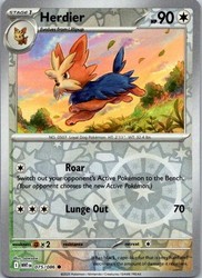 Herdier 075/086 SV White Flare Reverse Holo