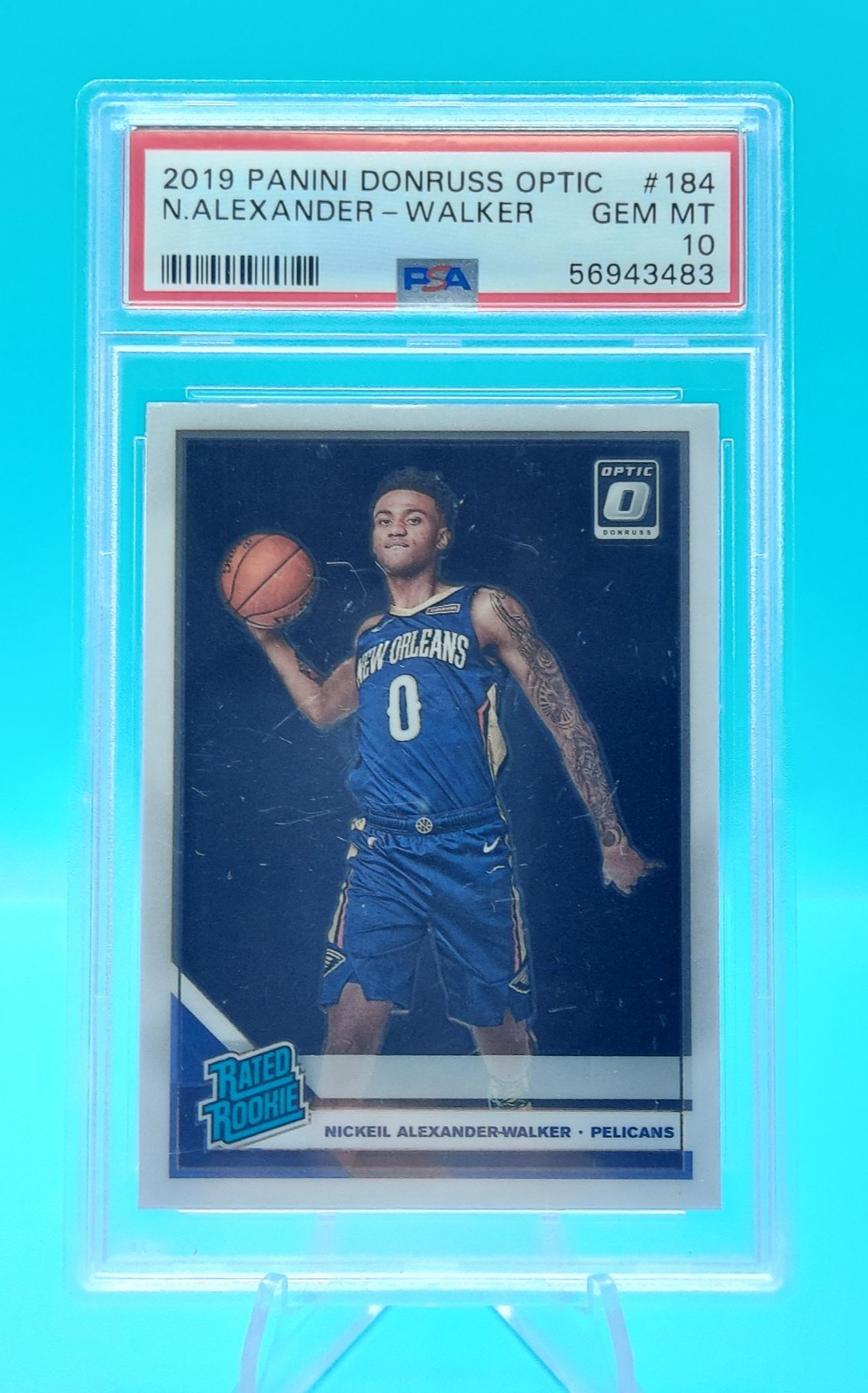 2019-20 Panini Donruss Optic #184 NICKEIL ALEXANDER-WALKER RC - PSA GEM MINT 10