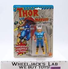 Product Image: Thor Smashing Hammer Action Marvel Super Heroes 1991 Toy Biz NEW MOSC SEALED