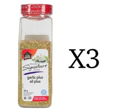 3X CLUB HOUSE Blends Garlic Plus Seasoning 580g/20.4oz From Canada