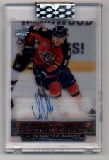 2020-21 Upper Deck Clear Cut Rookie Autographs Aleksander Barkov Young Guns