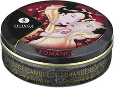Massage Candle, Sparkling Strawberry Wine, 1 Ounce