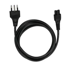 Italian Tripole Cable Ita 3 Poles For Notebook Power Supply Current Plug 1M