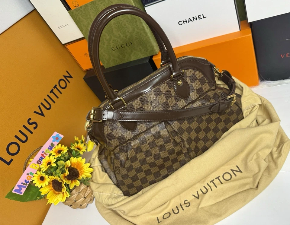 🔥Auténtico Bolso de Mano LOUIS VUITTON Trevi PM Damier Foto 4 de 4