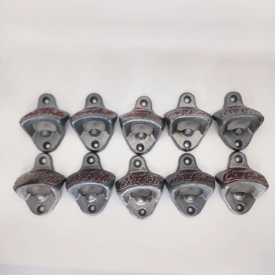 Coca-Cola Bottle Opener Homemade Cast Iron Wall Mounted - Image 2 of 4