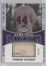 2024 Leaf Lumber Game Used Relics Purple 14/20 Yordan Alvarez #GUL-100 0jr6