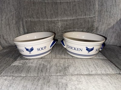 VTG 1987 FTDA Chicken Soup Bowl Made In Korea