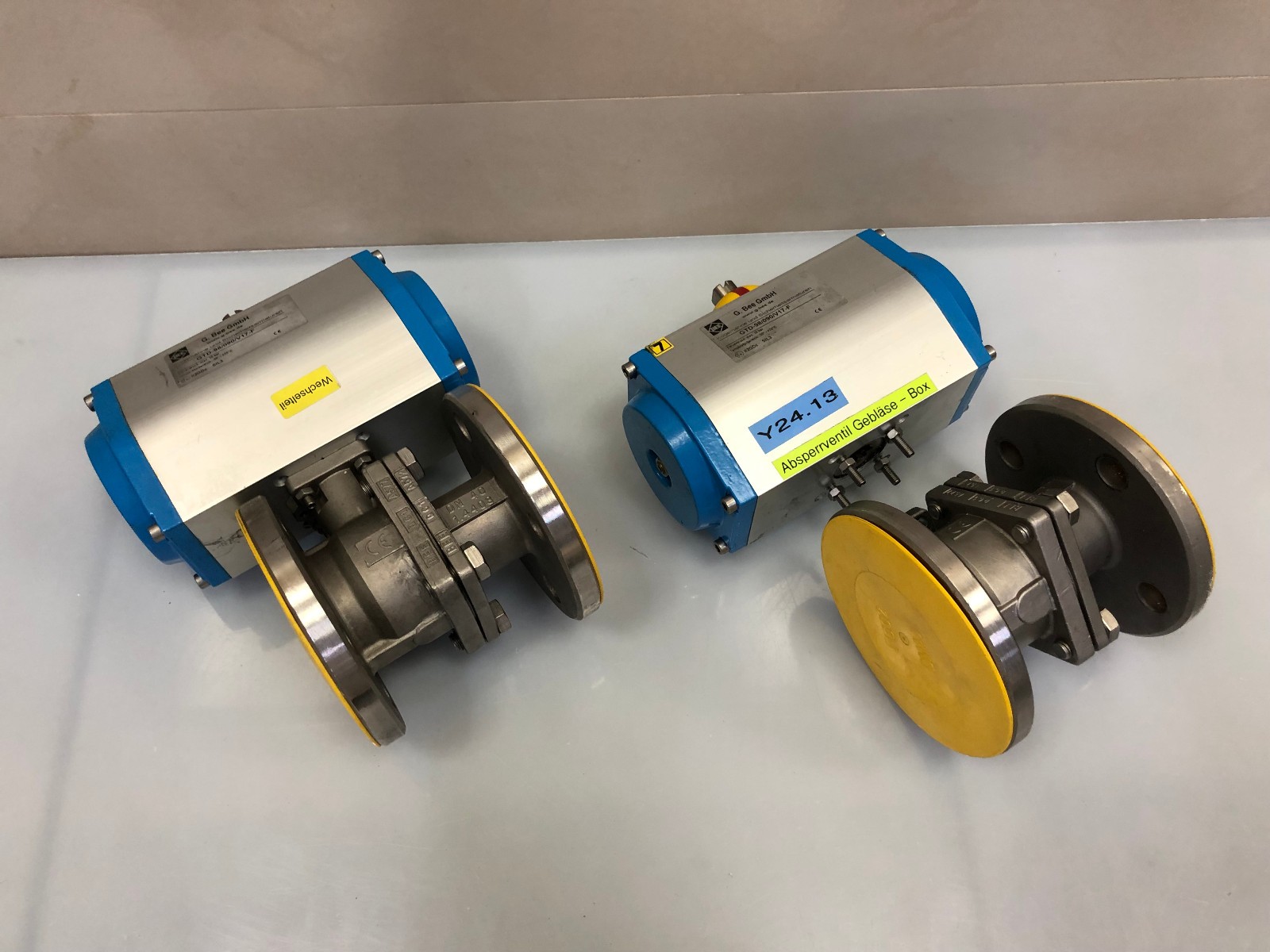 G. BEE GTD-98/090/V17-F Actuated Ball Valve – DN40, Model 71ME-40-16-F-E-R27-0