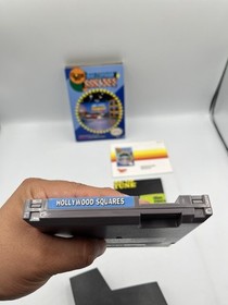 Hollywood Squares Nintendo Entertainment System NES Video Game W/ Box Tested