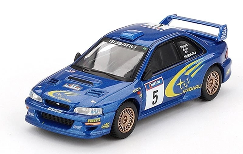 MINIGT Subaru Impreza WRC99#15 1999 Rally Australia Winner scala 1:64 cod.986 - Immagine 2 di 4