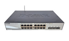 D-Link DGS-1210 Desktop Gigabit Smart Switch, 16x RJ-45, 4x SFP