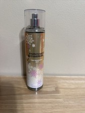 Bath  Body Works Snowflakes  Cashmere Vanilla Body Mist Fine Fragrance 8 fl oz