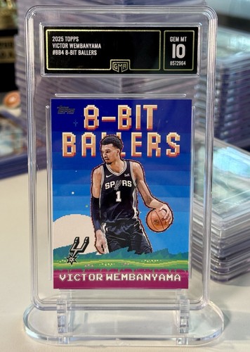 🔥 2025 Topps Victor Wembanyama Spurs 8-Bit Ballers / GMA 10 🔥
