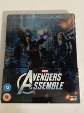 Avengers Assemble Zavvi Lenticular Embossed Steelbook Sealed Loose Disc Inside