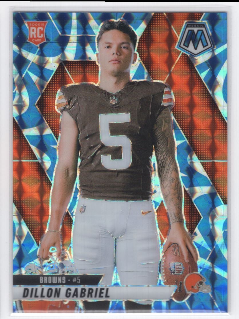 #277 2025 Mosaic VARIATION BLUE REACTIVE Dillon Gabriel RC Cleveland Browns