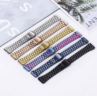 Stainless Steel Watch Band 18mm quality Metal Strap For Casio A158W/F91W/AE1200 