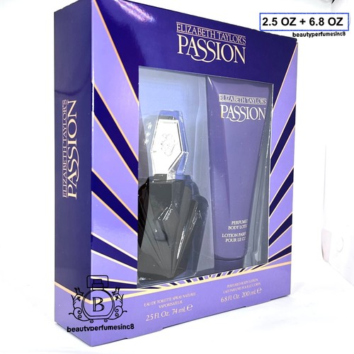 Passion by Elizabeth Taylor Women Perfume 2 Pieces Set 2.5
