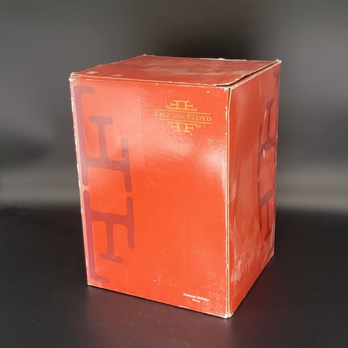 HTF Santa Claus Damask Holiday Pitcher Fitz and Floyd w/ Original Box 11.5"T - Picture 15 of 17