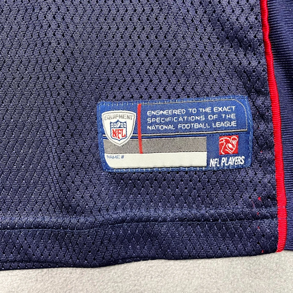 NFL Y2K #12 Tom Brady New England Patriots American Football Jersey Women L Blue - Image 4 of 4