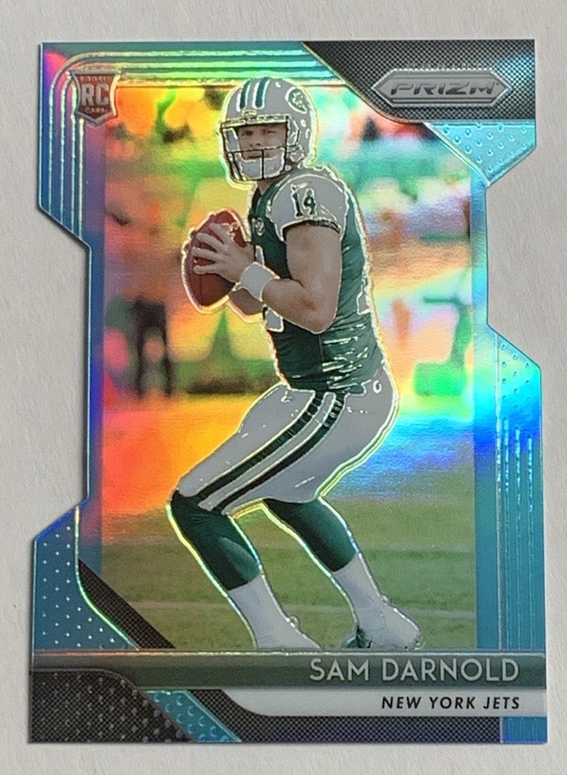 2018 Panini Prizm Sam Darnold #203 Light Blue Die Cut 56/199 Rookie