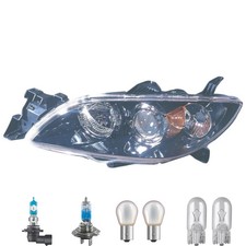 Scheinwerfer links inkl. Premium Lampen für Mazda 3 Stufenheck BK mit Blinker