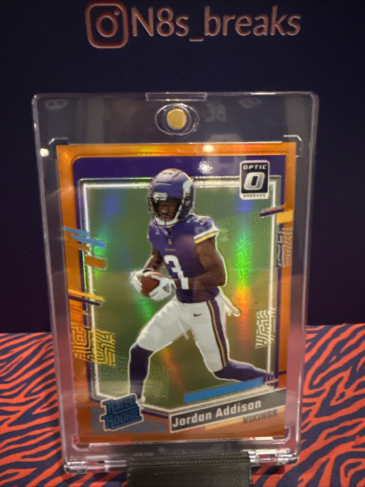 2023 Donruss Optic Rated Rookie Orange #/249 #271 Jordan Addison Vikings