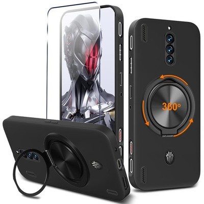 Nubia Red Magic 8 Pro Case with Glass Redmagic 8 pro, 8 pro Black 
