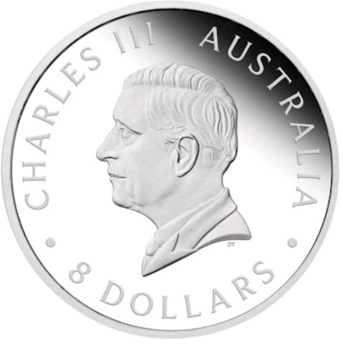 2025 Australian Kookaburra 35th Ann 5oz Silver Proof incused Perth Mint Coin COA - Bild 3 von 4