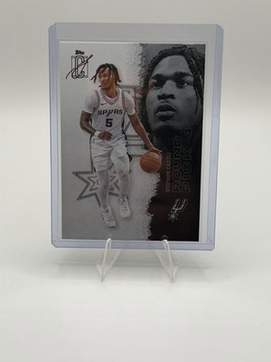 Panini 2024-25 Court Kings Basketball Stephon Castle Spurs Double Exposure #25