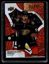2021-22 Upper Deck Allure Rookie  Leopard Benoit-Olivier Groulx Rookie Anaheim