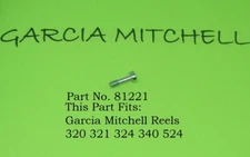 1 New Garcia Mitchell 320 321 324 340 524 Reel Cover Plate Screw 81221 Tray 3