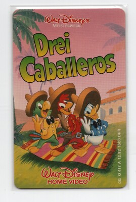 Disney Phone Card  ( Drei Caballeros / Germany  )　The three  Caballeros