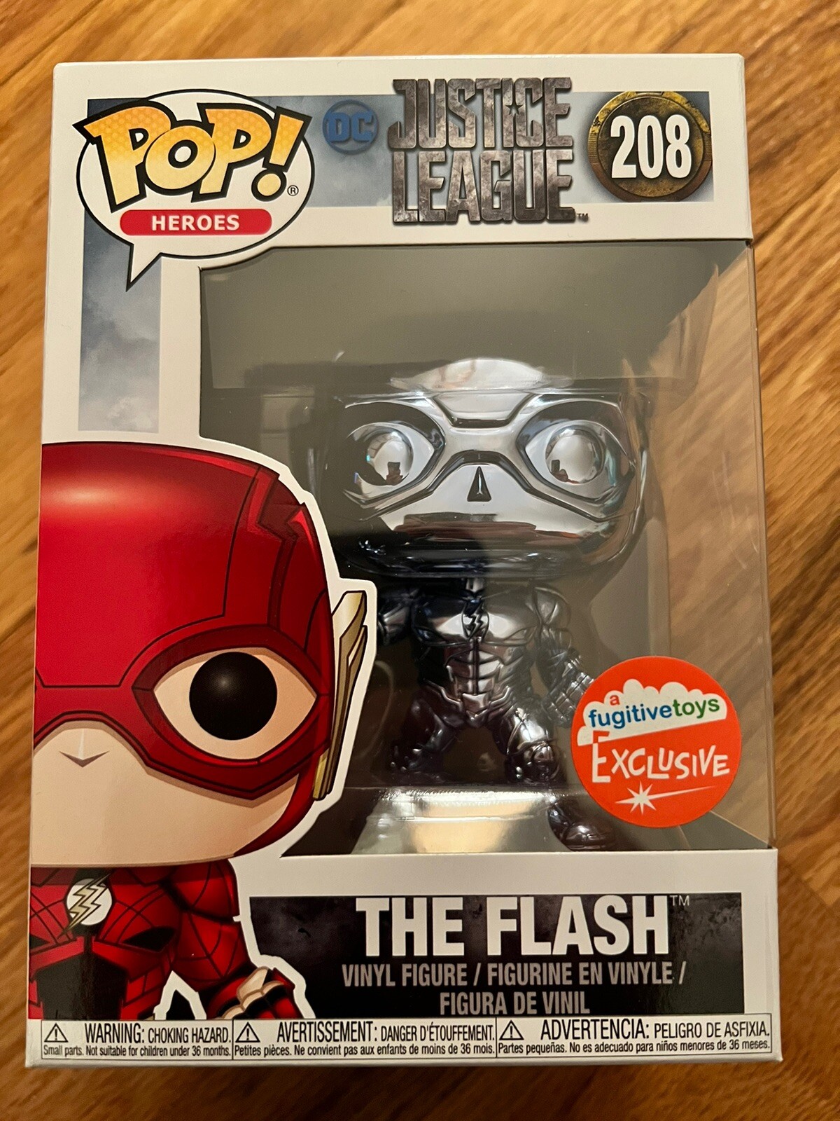 Funko Pop! Vinilo: Dc Comics - The Flash - (Cromo) - Fugitive Toys (Ft)...