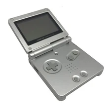 GameBoy Advance SP System Platinum Silver w/Charger