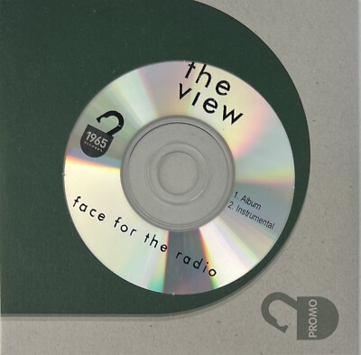 The View - Face For The Radio - 2 Tracks Promotional CD In A Card Sleeve