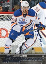 2015/16 JUJHAR KHAIRA UPPER DECK YOUNG GUNS ROOKIE CARD #456 EDMONTON OILERS! dm