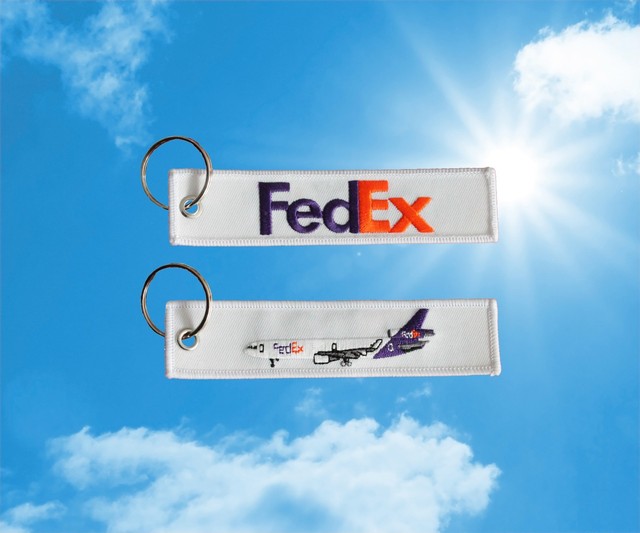 Fedex MD11 keychain keyring baggage luggage bag tag eBay