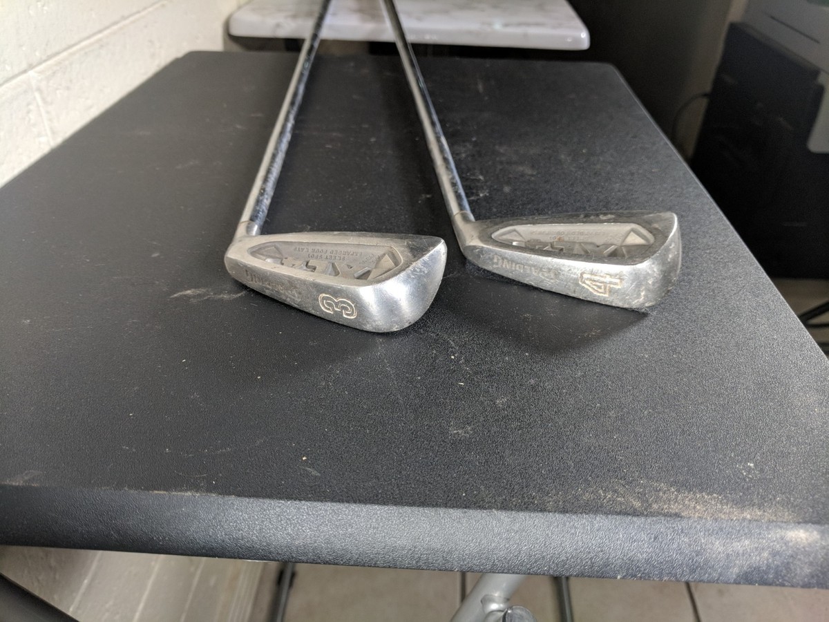 Spalding XL4 3 & 4 Iron Sweet Spot Expanded Four Ways ⛳ Steel