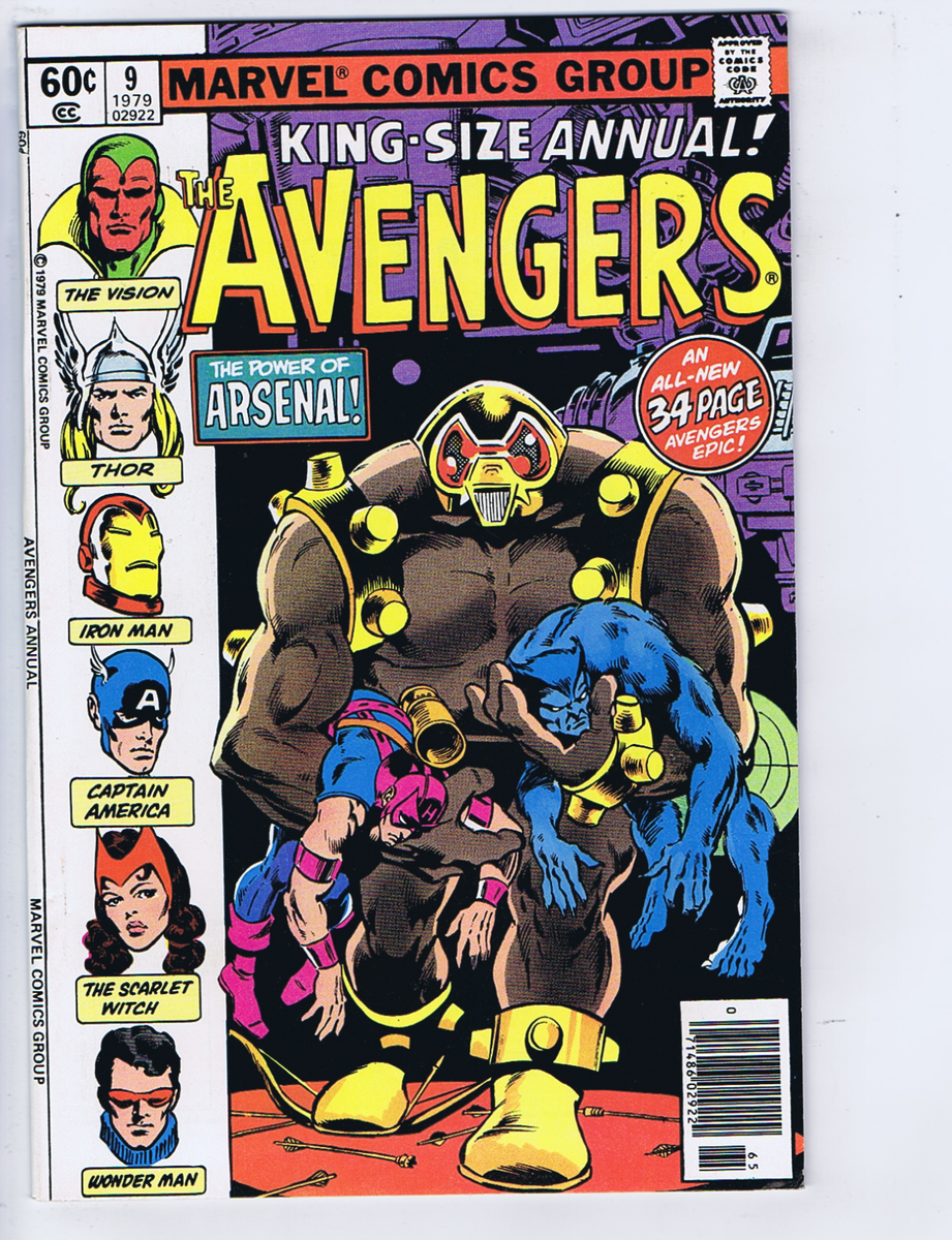 少年漫画 Avengers Comic Set Avengers King Size Annual #9 Marvel 1979 The Power of Arsenal ! | eBay