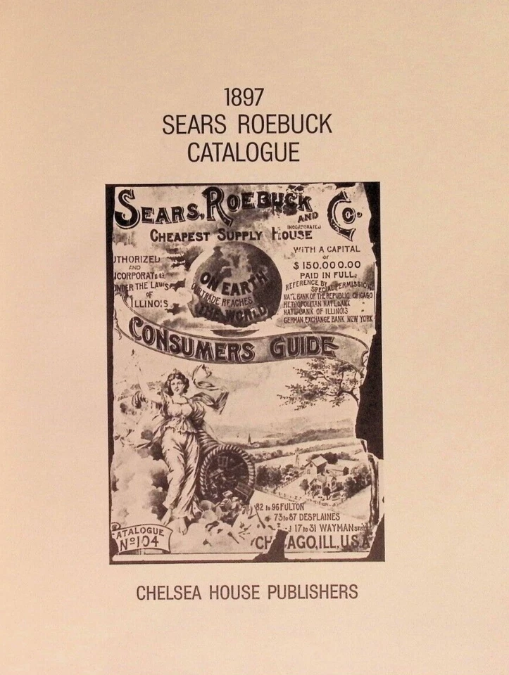 1968 Reprint 1897 Sears Roebuck Catalog HC DJ - Image 3 of 4