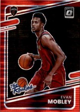 2021-22 Donruss Optic #3 Evan Mobley The Rookies Red Pulsar